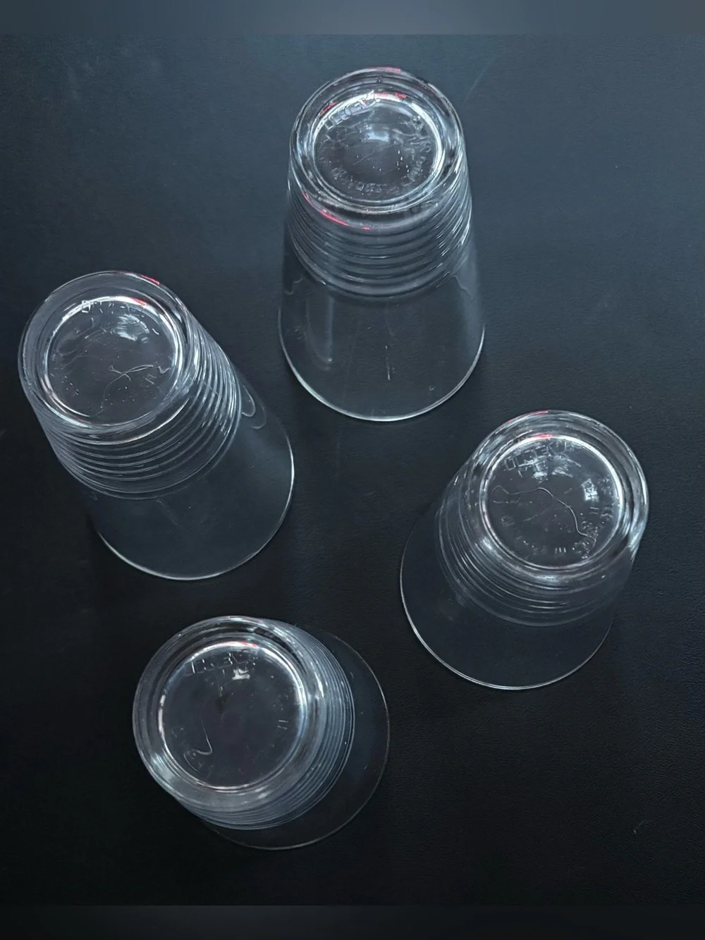 Vintage IKEA Vänlig Clear Glass Tumblers - Set of 4 (Discontinued)